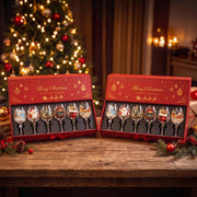 MerrySips Christmas wine glasses, product image 10