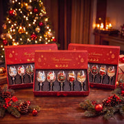 MerrySips Christmas wine glasses, product image 11
